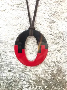 Collar de Cuerno Pulido Ecológico Hecho a Mano, Joyería Moderna con Tema de Amor para Año Nuevo, MN EXPORTS - Product Image 5
