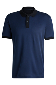 Algodón elegante para hombres para camisetas de polo Ropa de golf de fitness transpirable personalizada Colores de contraste Impreso Patrón sólido Casual - Product Image 5