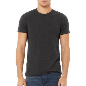 T-shirts pour hommes en coton respirant gris foncé OEM Mode été - Product Image 4