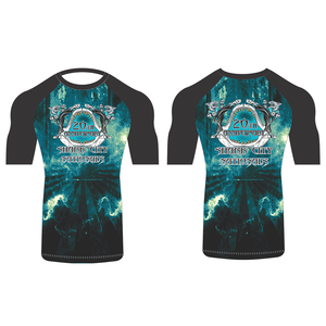 Rashguard pour homme de haute qualité, sur mesure, de qualité professionnelle, anti-UV, en polyester et élasthanne, adapté à tous les sports, y compris le surf. - Product Image 4