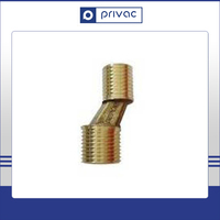 Connecteur excentrique de robinet mélangeur en laiton chromé/nickelé de haute qualité à 100 % par Privac Brassworks, modèle PBL-LB002