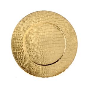 Producto de tendencia superior, plato cargador para servir alimentos, cena, Decoración de mesa, plato cargador hecho a mano, restaurante, Catering usado - Product Image 6