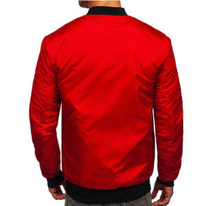 Chaqueta Bomber cálida de invierno para hombres Prendas de abrigo con múltiples bolsillos Cremallera resistente y forro Marca personalizada - Product Image 4