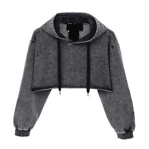 Venta al por mayor de diseño personalizado 450gsm grueso Streetwear 100% algodón polar hombres sudaderas con capucha 2025 con impresión de soplo - Product Image 3