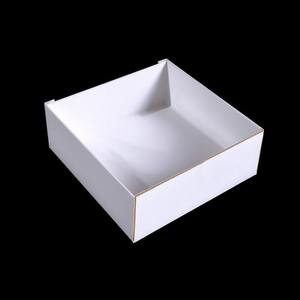 Boîte à fentes carrée personnalisée TRONK Mod 30x30x8 cm - Aseptique pour gâteaux et électronique - Product Image 3