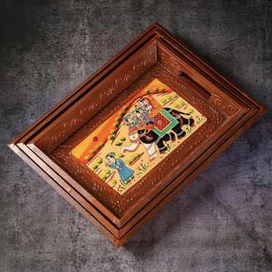 Bandeja de Servicio de Diseño con Recubrimiento de Esmalte de Madera MDF, Bandeja de Mesa de Alta Calidad para Hoteles y Restaurantes - Product Image 3