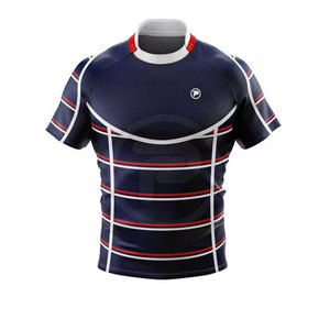 ชุดเสื้อผ้าเล่นฟุตบอลรักบี้ผ้าโพลีเอสเตอร์ระบายอากาศได้ดีน้ำหนักเบา100% - Product Image 5