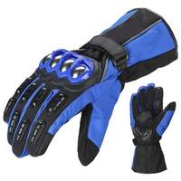 Guantes Calefactables de Piel de Cabra Personalizados para Motociclismo, Caza, Camping y Senderismo - Guantes Impermeables Alpha Racing para Exteriores