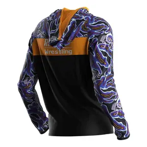 Sweat-shirt pour homme en stock, 100% coton, impression en relief, hiver, personnalisable OEM/ODM - Product Image 2