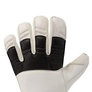 Flexible Fit Leather <b>Gloves</b> for Goalkeepers Providing Comfort <b>Grip</b> and Agility for Quick Football Reactions Outdoor Use - Product Image 4
