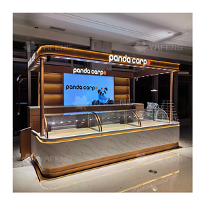 Bancone in Vetro per <span class=keywords><strong>Gelateria</strong></span> e Pasticceria in Legno, Design d'Interni per Negozi <span class=keywords><strong>di</strong></span> Dolciumi, Vetrina Espositiva per Gelati - Product Image 4
