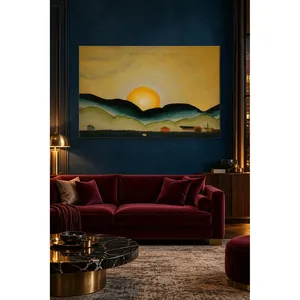 Impression sur toile Fida Arthur Dove Soleil levant derrière les collines - Product Image 3