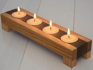New Design <b>Wooden</b> Candle Holder set of three for Home Decor - Product Image 4