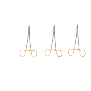 Instrumentos Quirúrgicos Baumgartner de Alta Calidad de 14.0 cm con Recubrimiento de Nitruro de Titanio y Dientes Cruzados de Dentavex Corporation - Product Image 1