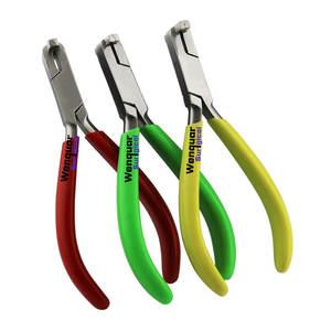 Pince à épiler orthodontique pour le façonnage des fils d'arc TC, outil de pliage et de formage, 0,50 mm, 0,75 mm, 1 mm, poignée en silicone, fournisseur Wenquar - Product Image 1