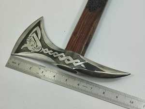 Precio de fábrica Grado industrial Uso multiusos Mango de madera plateado Tomahawks de acero de Damasco Diseño más popular de alta calidad - Product Image 6