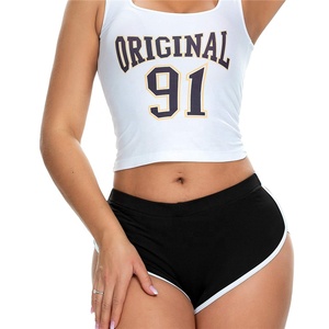 Shorts d'été décontractés en coton pour femmes, taille élastique, coupe ample, respirants, doux, grandes tailles, pour le quotidien - Product Image 2