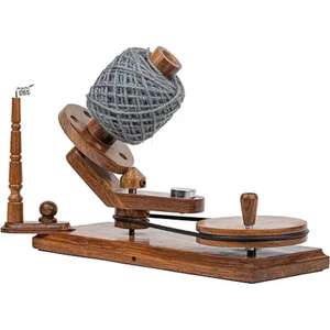 Bobinadoras de hilo de bolas de madera multicolores adecuadas para bobinado de bolas de hilo Ideal para manualidades de agujas y tiendas de hilo de la India - Product Image 3