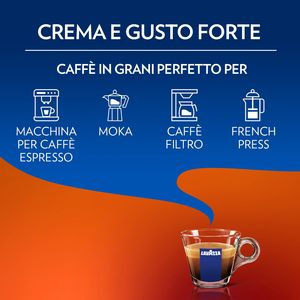 ลาวาซซ่า เอสเพรสโซ่ เครมา เอ กุสโต้ เมล็ดกาแฟคั่วเต็มเมล็ด 1000 กรัม - Product Image 3