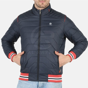 Wholesale Custom Logo High Street <b>Men</b> Puffer <b>Jacket</b> Windproof Eco-Friendly Breathable Quick Dry <b>Filled</b> Nylon/Polyester Winter - Product Image 1