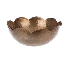 Bol de fleurs élégant en forme de bateau pour la décoration de table à manger bol de fleurs de décoration de maison et de bureau de mariage fini en or - Product Image 4