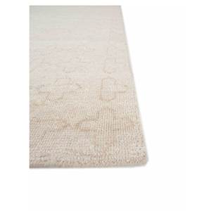 Tapis en laine noué à la main Erbe Ivory, motif géométrique abstrait, 9x12, rectangulaire, Tabriz, pour la maison, le salon, le couloir, la chambre - GS-1095 - Product Image 4