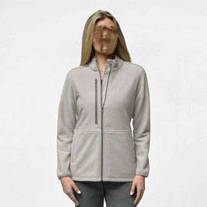 Vestes zippées à manches longues de haute qualité personnalisées Vestes extensibles pour soins infirmiers - Product Image 2