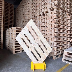 ISPM 15 Nouvelles palettes européennes EPAL certifiées 800mm x 1200mm Palettes en bois industrielles Feuille de glissement simple face avec entrée à 4 voies - Product Image 1