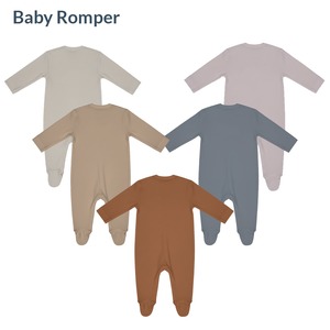 Barboteuse unisexe en coton doux pour nouveau-né avec boutons-pression, idéale pour les 0-24 mois - Product Image 1