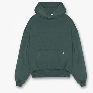 250gsm Luxury Baggy Oversized High Quality Streetwear Polyester/Cotton Boxy Pullover Blank Print Custom Logo <b>Hoodie</b> - Product Image 5