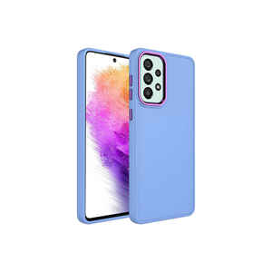 Funda Protectora de Silicona de Lujo JoieCreatif Luna para Samsung Galaxy A23, Diseño con Marco Metálico y Botones, Estilo Ins Promax - Product Image 1