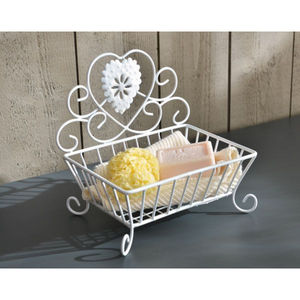 Artisanat en fer forgé, porte-savon moderne imperméable en finition argentée, parfait pour les hôtels, les villas, les maisons, les salles de bain - Product Image 3