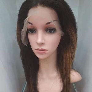 Pelucas frontales de cabello humano crudo 100% cabello humano de templo indio 100% cabello indio crudo sin procesar donante único - Product Image 1