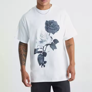 Nouveau design 2025 – T-shirts décontractés pour hommes, coupe ample, 100 % coton, col rond, respirants et écologiques, fabriqués au Pakistan - Product Image 4