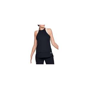 Camisetas Deportivas de Cuello Alto para Mujer Under Armour, Color: Negro, 100% Auténticas - Product Image 3