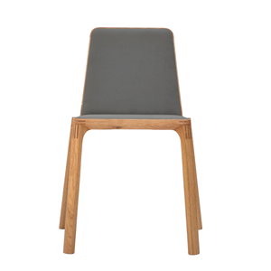 Chaise de salle à manger moderne en bois massif avec siège et dossier rembourrés pour café, restaurant, hôtel, mobilier d'intérieur - Product Image 1