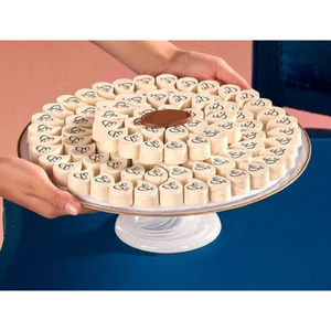 Cuenco de Chocolate de Metal Premium para decoración de boda con tapa, soporte para postres y dulces, cuenco de Chocolate elegante para ocasiones especiales - Product Image 6