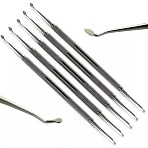5 piezas de instrumentos dentales: Excavador dental de amalgama, Discoid Cleoid Carver y Removedor Flash Restaurador, Pakistán - Product Image 2