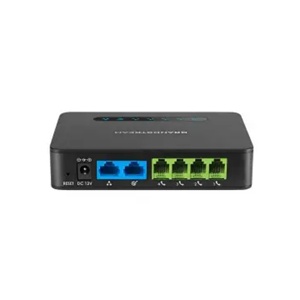 Qualité audio HD Grandstream HT814 Cryptage de sécurité Configuration automatique Passerelle vocale <span class=keywords><strong>pour</strong></span> téléphone <span class=keywords><strong>IP</strong></span> - Product Image 1