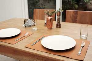 Handmade Luxury Leather <b>Place</b> <b>Mats</b> Waterproof Shock Proof Customizable Options for Kitchen Dining Room Hotels Daily Use LPM-0003 - Product Image 6