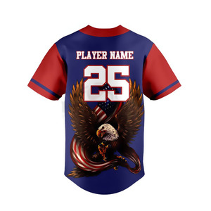 Maillot de sublimation multi-design pour hommes, imprimé personnalisé, respirant, chemises d'uniforme de baseball et de softball pour jeunes - Product Image 2