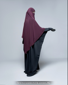 Fournisseur en gros Khimar long Hijab robe de voile islamique bas quantité minimale de commande sur mesure femmes musulmanes vêtements modestes expédition dans le monde entier - Product Image 4