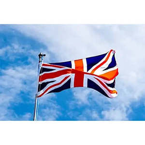 Bandera del Reino Unido 3x5, Union Jack, Banderas de Inglaterra Bordadas con Rayas Cosidas, Bandera del Reino Unido Resistente para Exteriores - Product Image 4