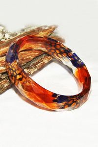 ENSEMBLE Bijoux Résine Acrylique Bracelet Bracelet Exagéré Éblouissant Multicolore Large Irrégulier Carré Acrylique Bracelets pour - Product Image 4