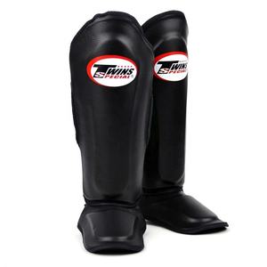Protège-tibias en cuir Twins, fabrication sur mesure, équipement de protection Muay Thai, logo personnalisé, protège-tibias Muay Thai, protège-tibias de boxe personnalisé - Product Image 1