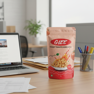 Nueces de Makhana con Sabor Picante a Tomate, en Bolsa Doypack de 30g, Tostadas, Saludables, Listas para Comer - Product Image 4