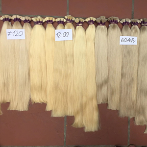 Extensiones de cabello humano de grado Remy vietnamita virgen natural 100% al por mayor extremos doblemente dibujados a granel de alta calidad todos los colores - Product Image 1