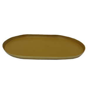 Bandeja ovalada decorativa a granel personalizada, Color dorado de hierro para utensilios de cocina, vajilla hecha a mano, bandeja para servir alimentos - Product Image 4