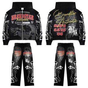 Mens <b>Winter</b> Sports Tracksuit Set <b>Running</b> <b>Jacket</b> Athletic Joggers Breathable Sweat Wicking Midweight 100% Cotton for Fitness - Product Image 1