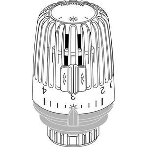 Heimeier K Standard <b>Thermostat</b> Head 20 Pack Temperature <b>Controlled</b> Switches (TDS) - Product Image 3